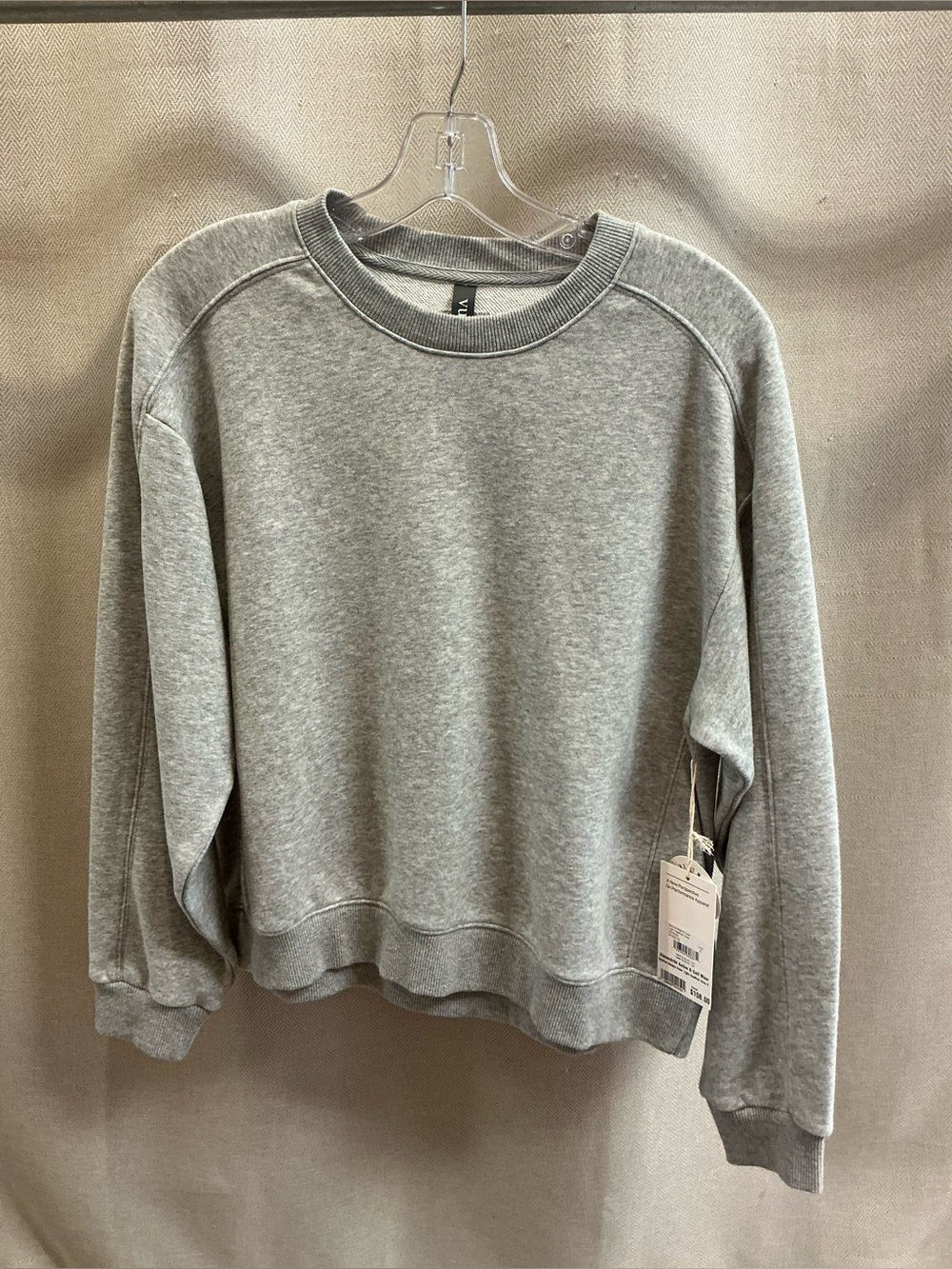 Vuori Sedona Seams Crew Light Heather Grey